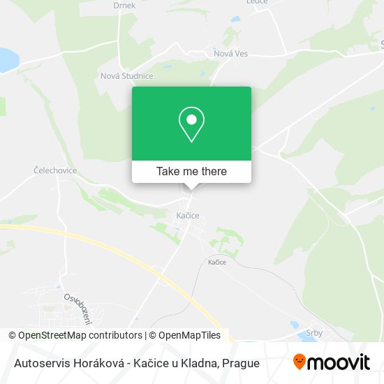 Autoservis Horáková - Kačice u Kladna map