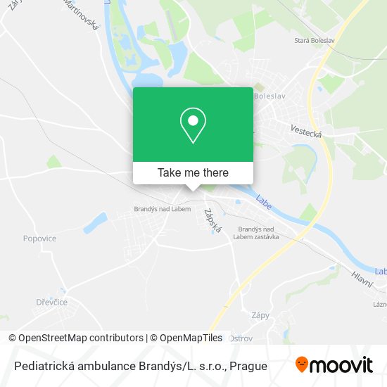 Pediatrická ambulance Brandýs / L. s.r.o. map