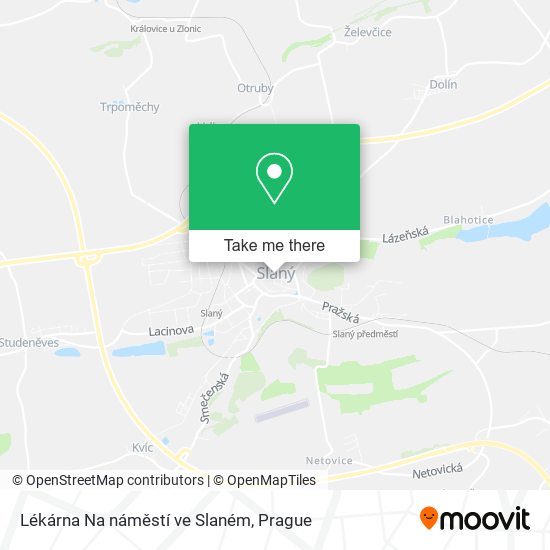 Lékárna Na náměstí ve Slaném map