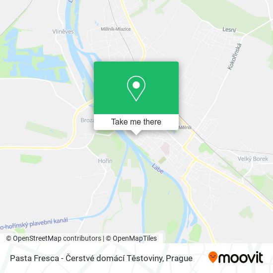 Pasta Fresca - Čerstvé domácí Těstoviny map