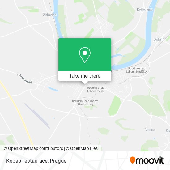 Kebap restaurace map