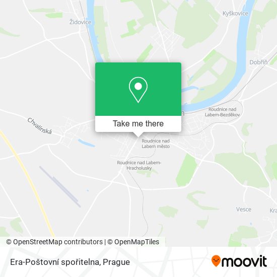 Era-Poštovní spořitelna map