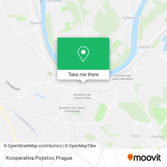 Карта Kooperativa Pojistov