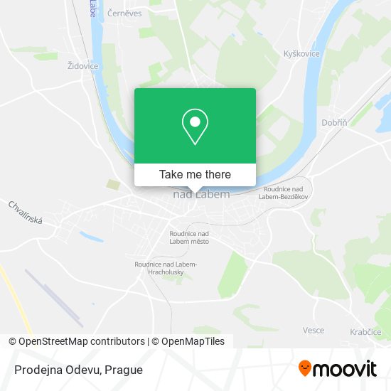 Prodejna Odevu map
