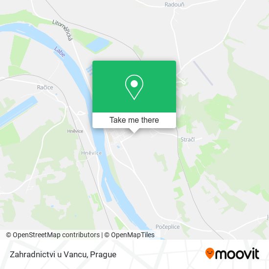 Zahradnictvi u Vancu map