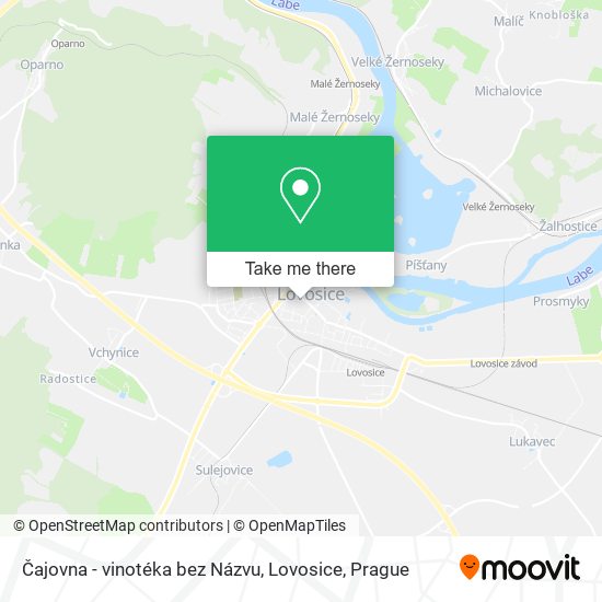 Čajovna - vinotéka bez Názvu, Lovosice map