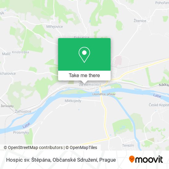 Hospic sv. Štěpána, Občanské Sdružení map