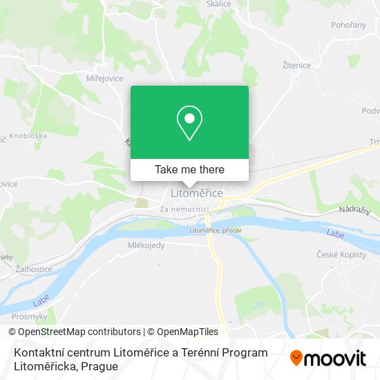 Kontaktní centrum Litoměřice a Terénní Program Litoměřicka map