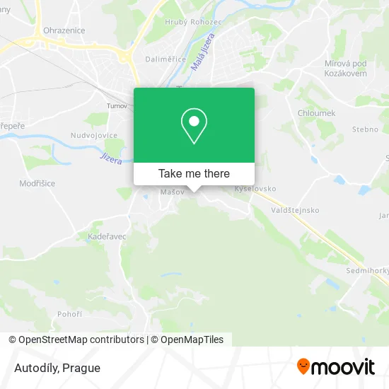 Карта Autodíly