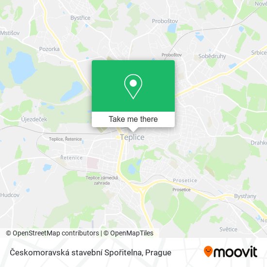 Českomoravská stavební Spořitelna map