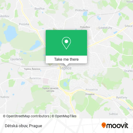 Карта Dětská obuv