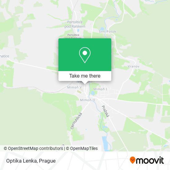 Optika Lenka map