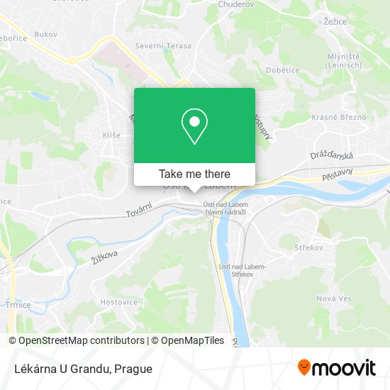 Lékárna U Grandu map