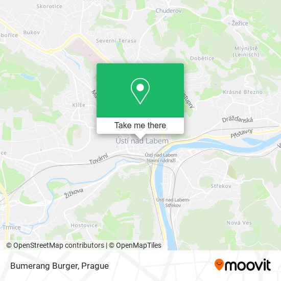 Bumerang Burger map