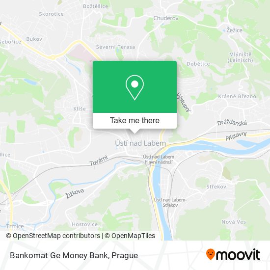 Bankomat Ge Money Bank map