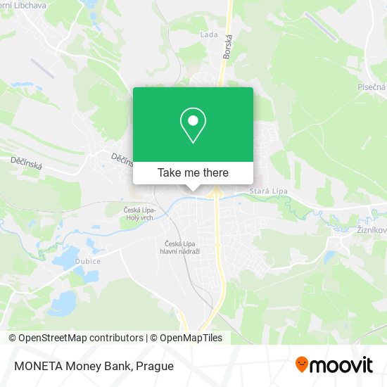 MONETA Money Bank map