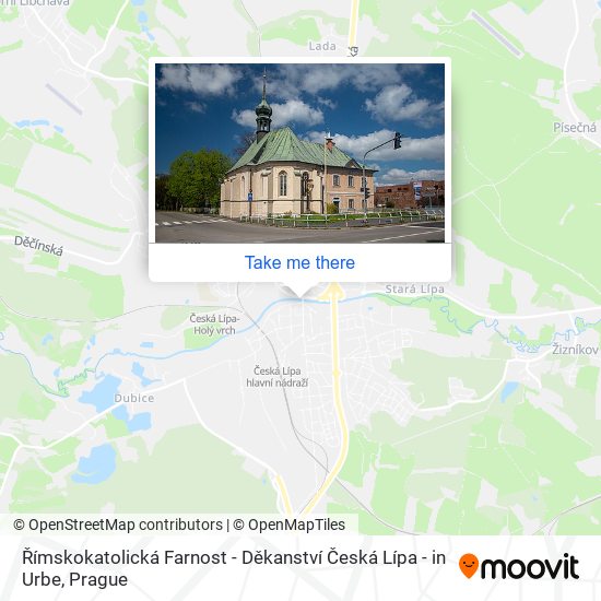 Římskokatolická Farnost - Děkanství Česká Lípa - in Urbe map