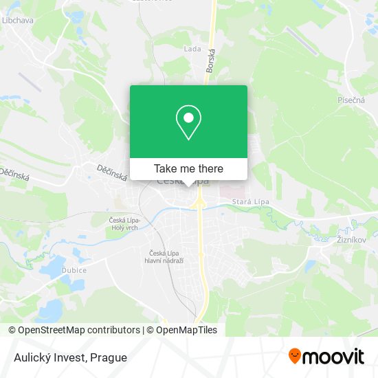 Aulický Invest map