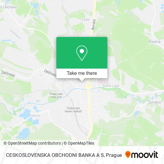 Карта CESKOSLOVENSKA OBCHODNI BANKA A S