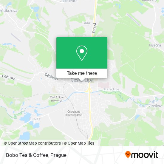 Bobo Tea & Coffee map