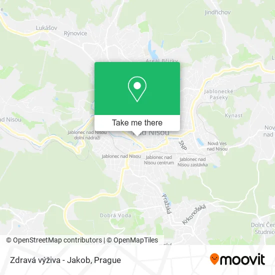 Zdravá výživa - Jakob map