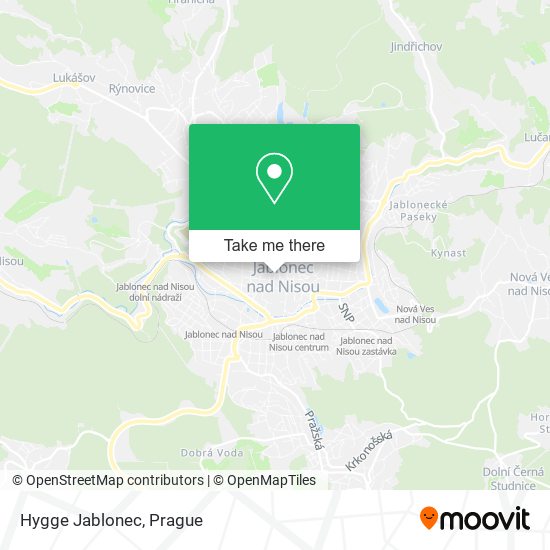 Hygge Jablonec map