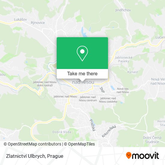Zlatnictví Ulbrych map