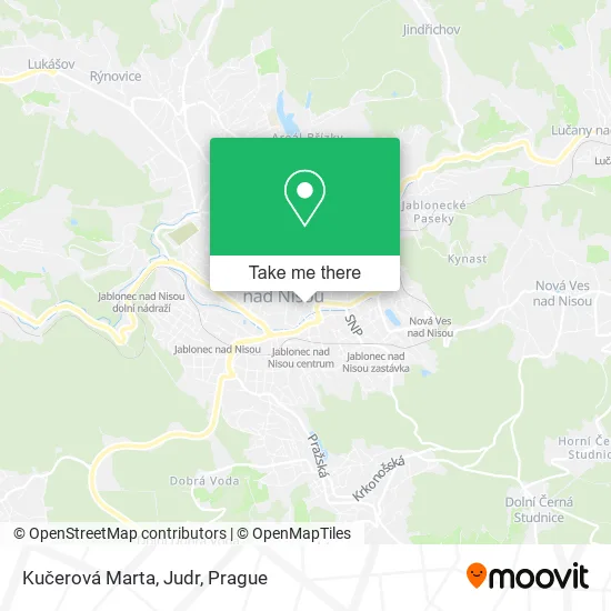 Карта Kučerová Marta, Judr