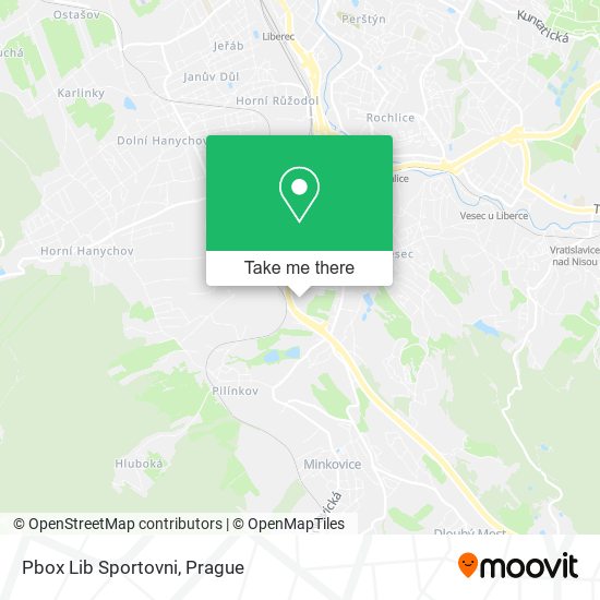 Pbox Lib Sportovni map