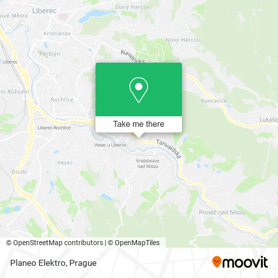 Карта Planeo Elektro