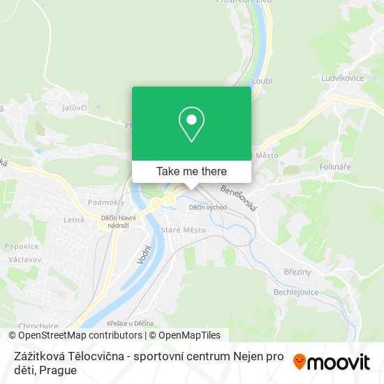 Карта Zážitková Tělocvična - sportovní centrum Nejen pro děti