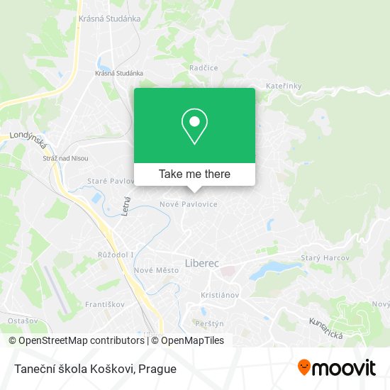 Taneční škola Koškovi map