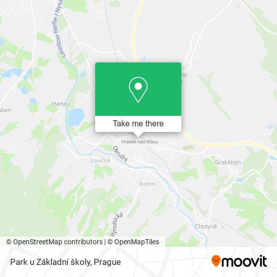 Park u Základní školy map