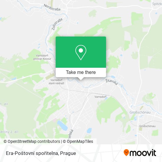 Era-Poštovní spořitelna map