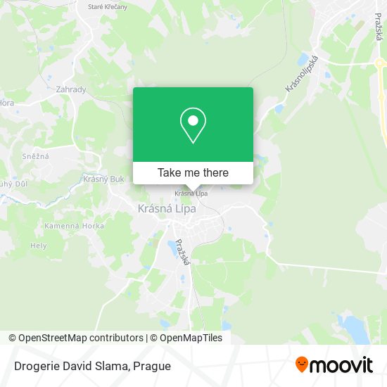 Drogerie David Slama map