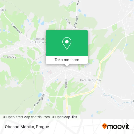 Карта Obchod Monika