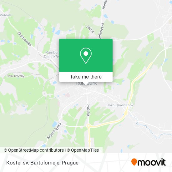 Kostel sv. Bartoloměje map