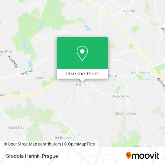 Карта Stodola Herink