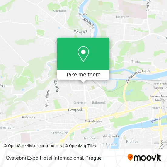 Карта Svatebni Expo Hotel Internacional