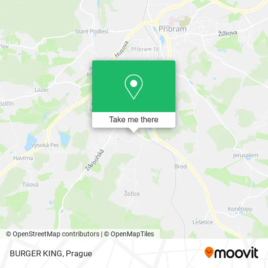 Карта BURGER KING