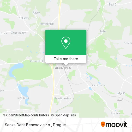 Карта Senza Dent Benesov s.r.o.