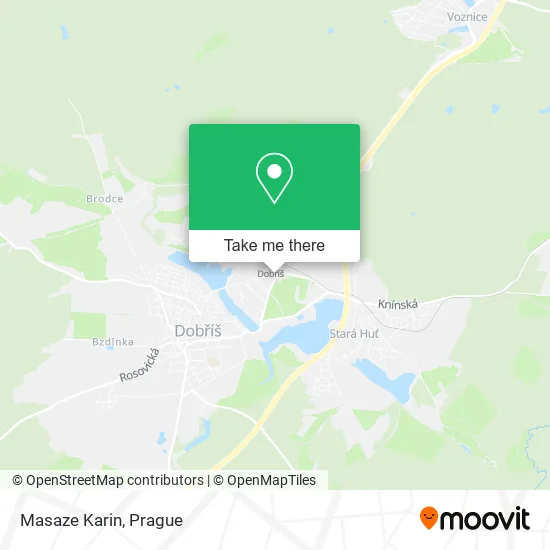 Masaze Karin map