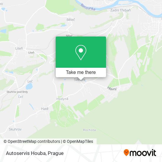 Карта Autoservis Houba