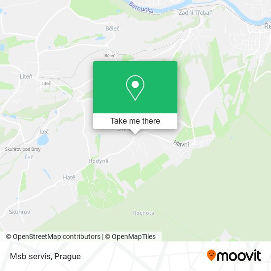 Msb servis map