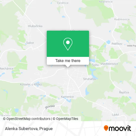 Alenka Subertova map