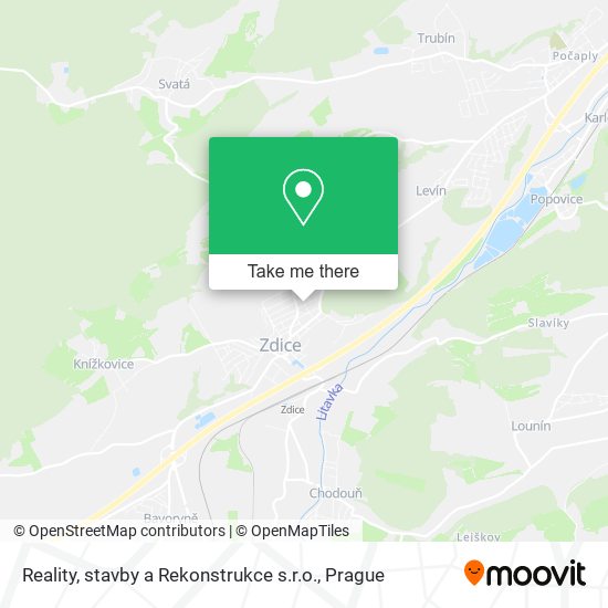 Карта Reality, stavby a Rekonstrukce s.r.o.