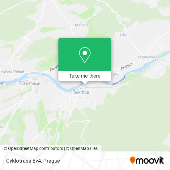 Карта Cyklotrasa Ev4