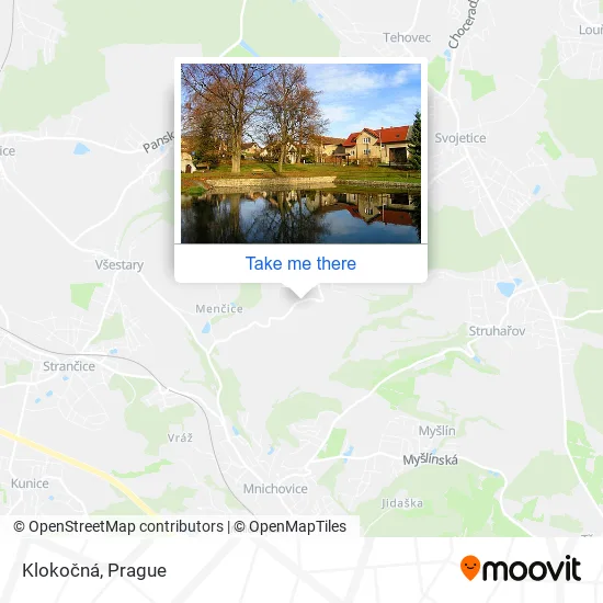 Карта Klokočná