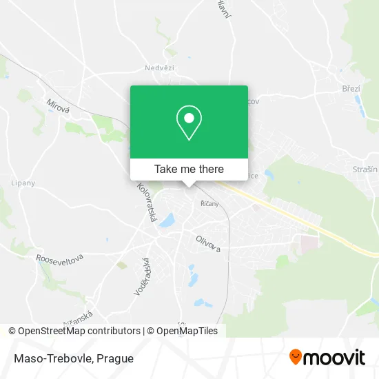 Карта Maso-Trebovle