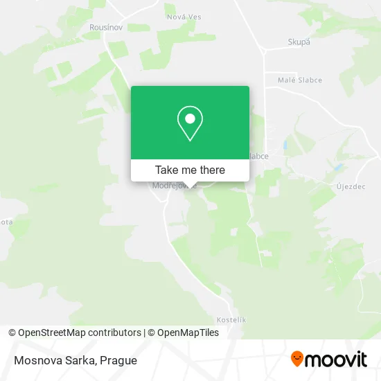 Карта Mosnova Sarka